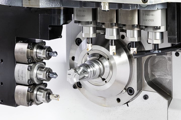 Modular milling tools for Swiss type lathes