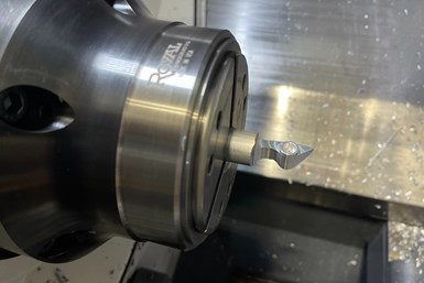 Aluminum hardpoint in spindle