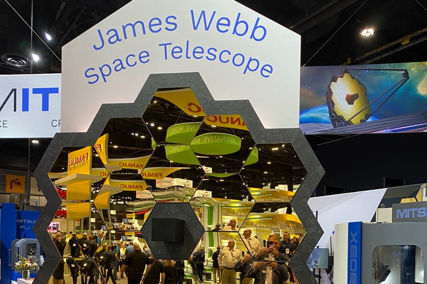 Hexagonal beryllium mirrors featured on James Webb telescope