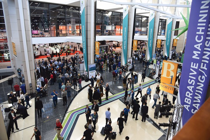 Grand concourse at IMTS 2018