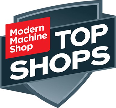 The logo for Modern Machine Shop's Top Shops survey.