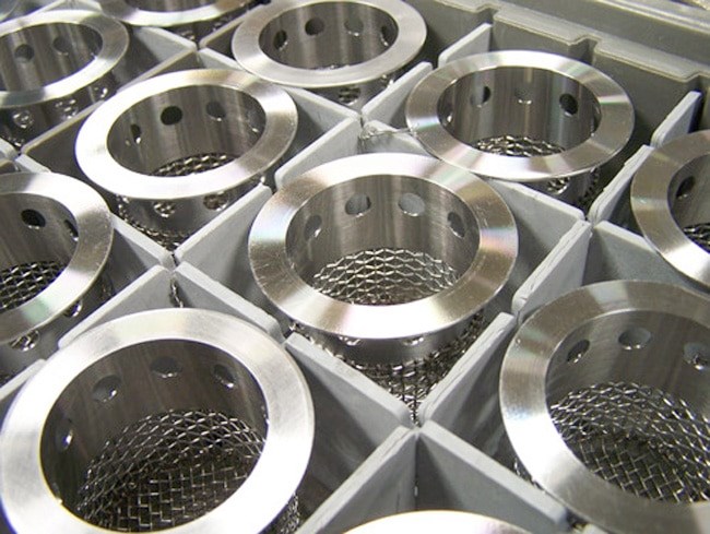 Stainless steel passivation. Parts for aerospace.