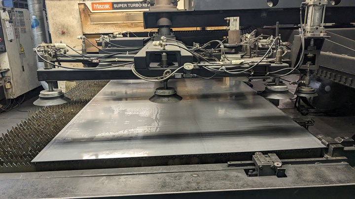 Mazak automation system at CVC Metal