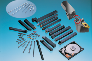 a photo of various cutting tools designed for lathe machining