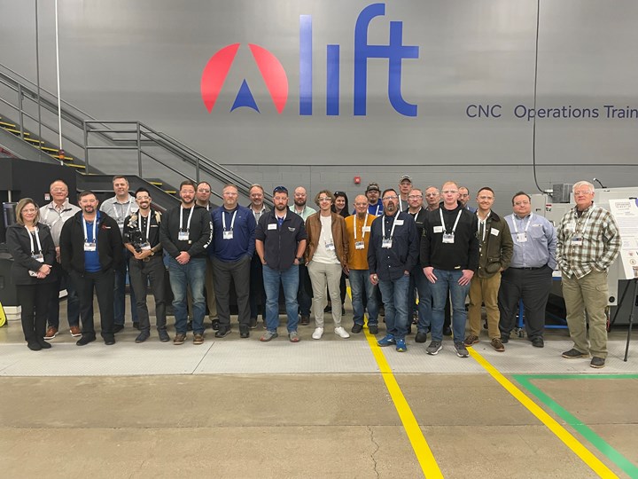 A group of attendees for LIFT's facility tour as part of TASC