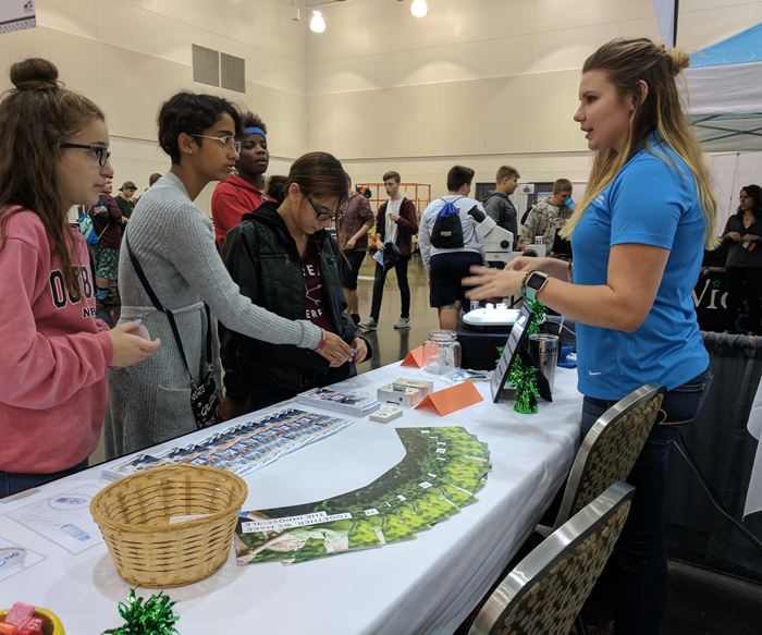 Micro Mold and Plastikos sponsored and exhibited at a MFG Day career fair held in Erie, Pennsylvania.
