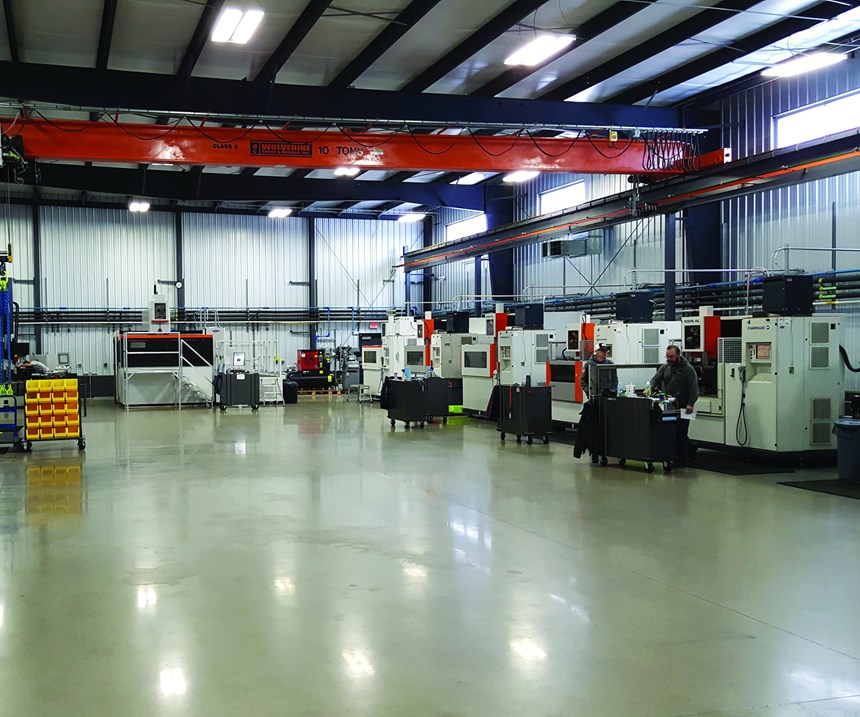 View of shop floor at Extreme Wire EDM