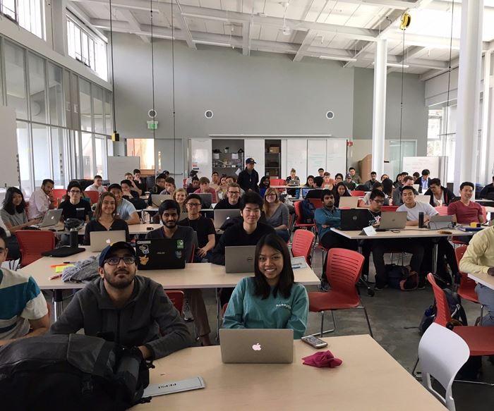 Students in Intro to Product Development class at University of California, Berkeley