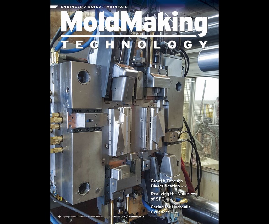 MoldMaking Technology magazine cover from February 2017