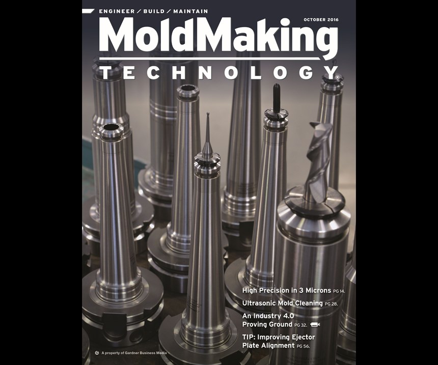 MoldMaking Technology magazine cover from October 2016