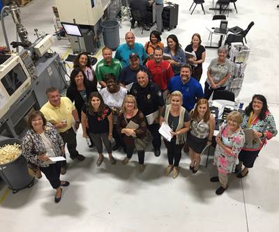 RJG Hosts Teachers at North Carolina Facility