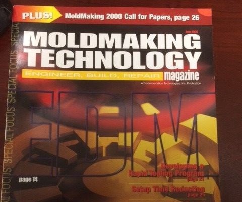 Cover of MoldMaking Technology Magazine in June 1999