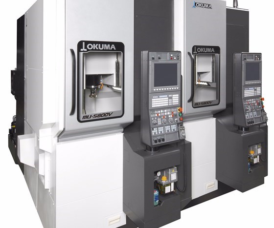Okuma’s MU-S600V five-axis vertical machining center