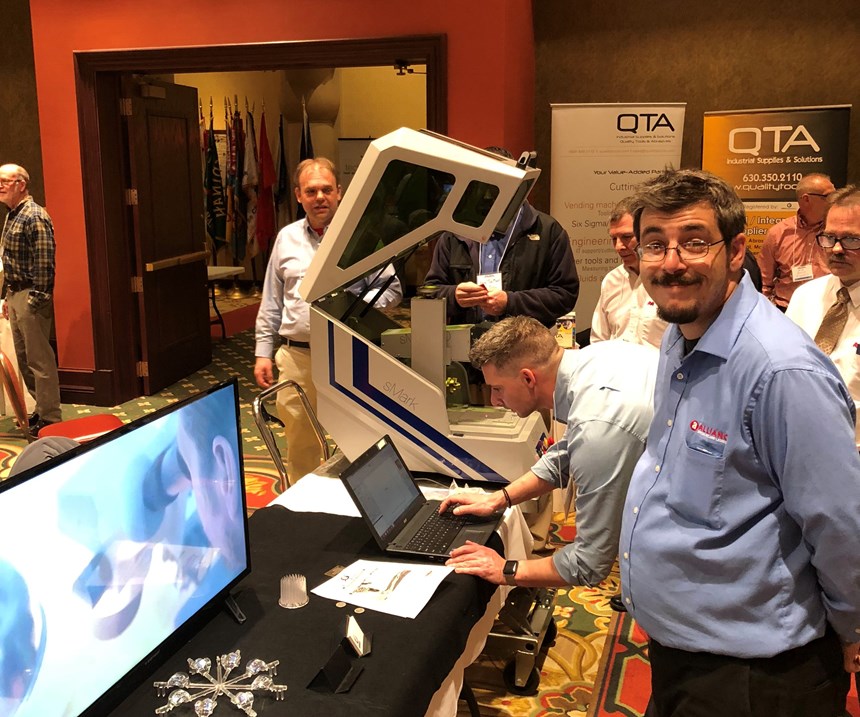 Alliance Specialties and Laser Sales at Chicago AMBA Supplier Night