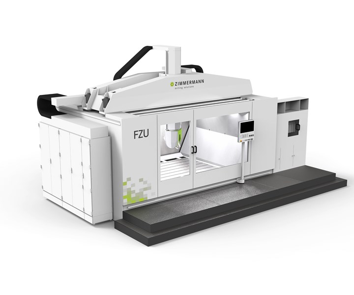 Zimmerman FZU five-axis gantry milling machine