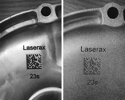 Laser Marking Process Resists Shot Blasting