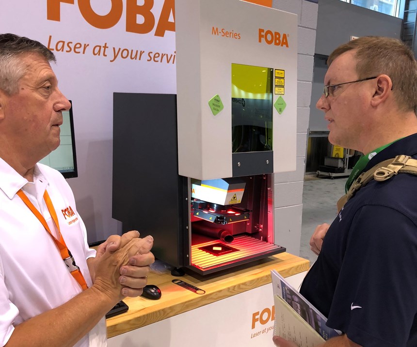 Foba booth at IMTS 2018
