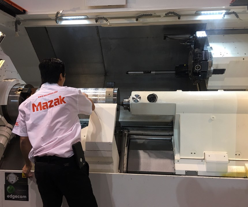 Mazak 450MY opened at IMTS 2018