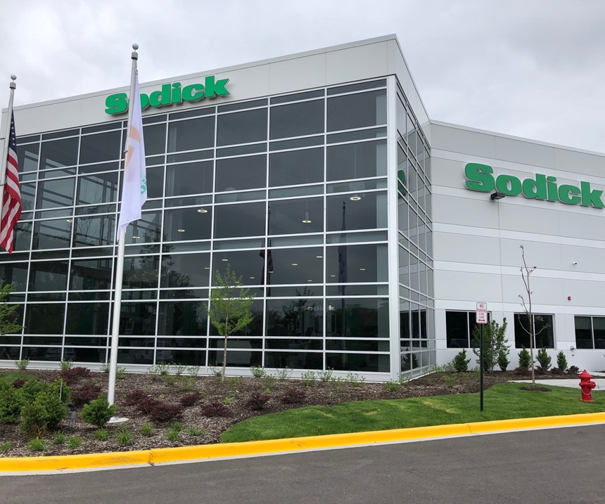 Exterior shot of Sodick's new North American headquarters
