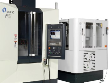 Makino F5 machining center with Erowa workpiece changer