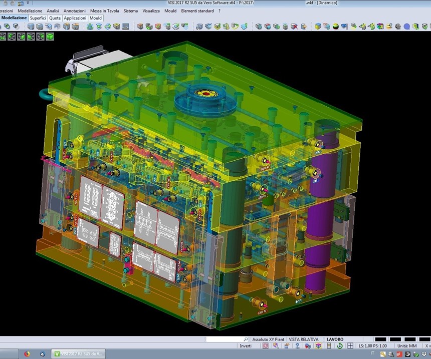 VISI software for mold design and analysis