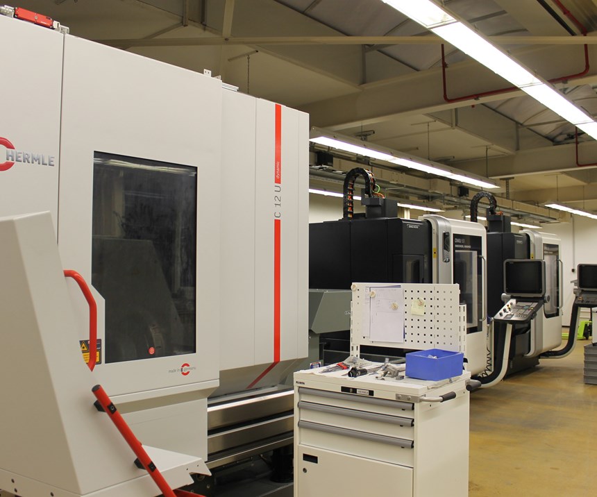 Hermle machining center at Aesculap