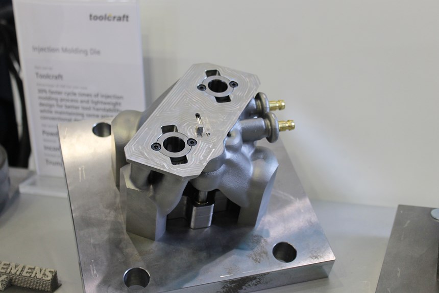 Topology-optimized injection mold by Toolcraft