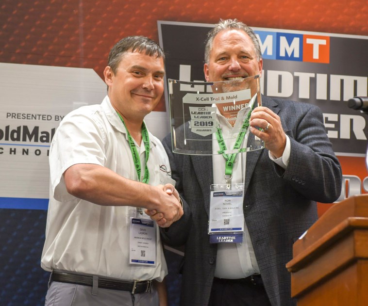 Ron Novel, president of X-Cell Tool and Mold, with David LaGrow of Maximum Mold Group