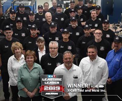 VIDEO: X-Cell Tool and Mold Is MoldMaking Technology's 2019 Leadtime Leader Award Winner