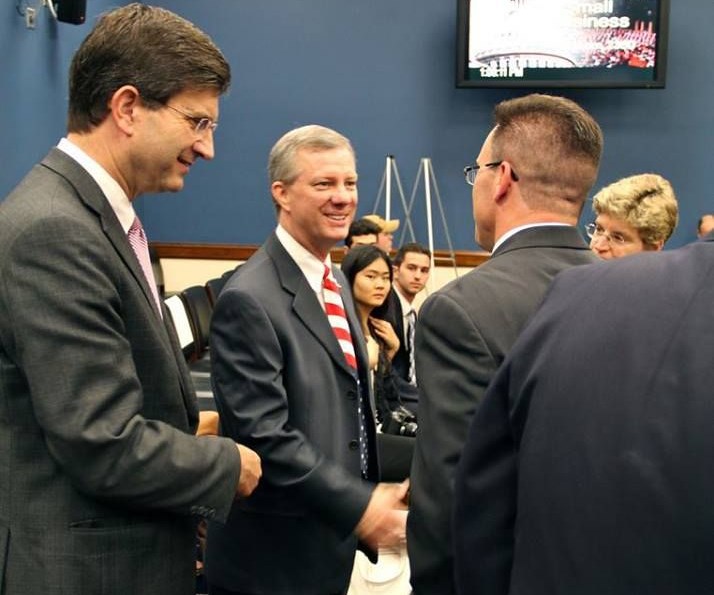 Terry Iverson greeted by members of the U.S. House of Representatives in 2013