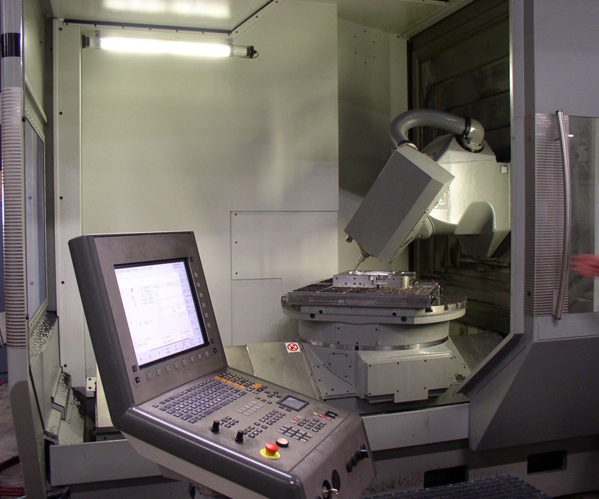 DMG MORI DMU 100P 5-Axis universal machining center at Del-Tool Co. Inc.