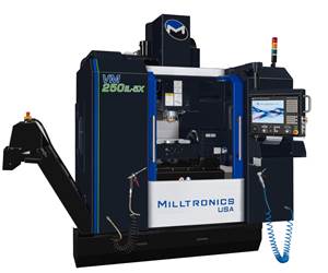 Vertical Machining Center Designed for Fast and Easy Five-Sided Parts