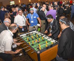 Foosball competition at Amerimold Expo 2018