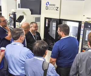 Makino in-booth demo of CNC at Amerimold 2018