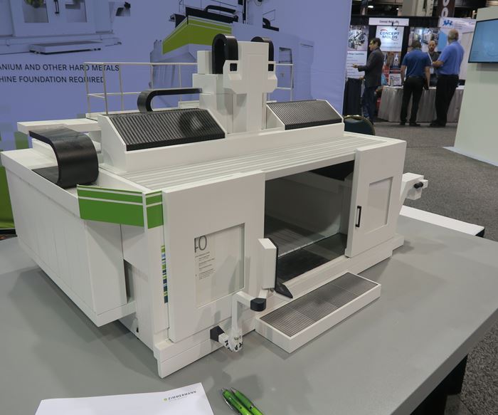 Zimmermann FZ40 Compact milling machine at Amerimold 2019