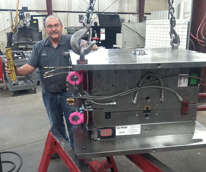 Jerry Ward, lead moldmaker at Precise Tooling Solutions Inc.