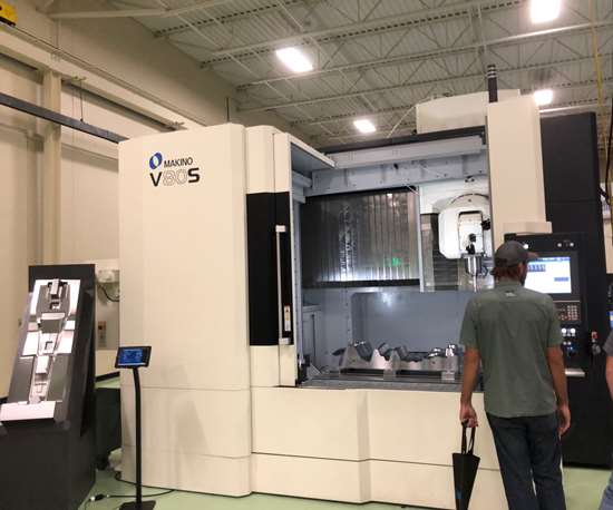 Makino Tech Expo 2019 featuring the V80S CNC