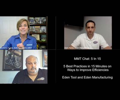 MMT Chats: 5 in 5 with Eden Tool Company and Eden Manufacturing