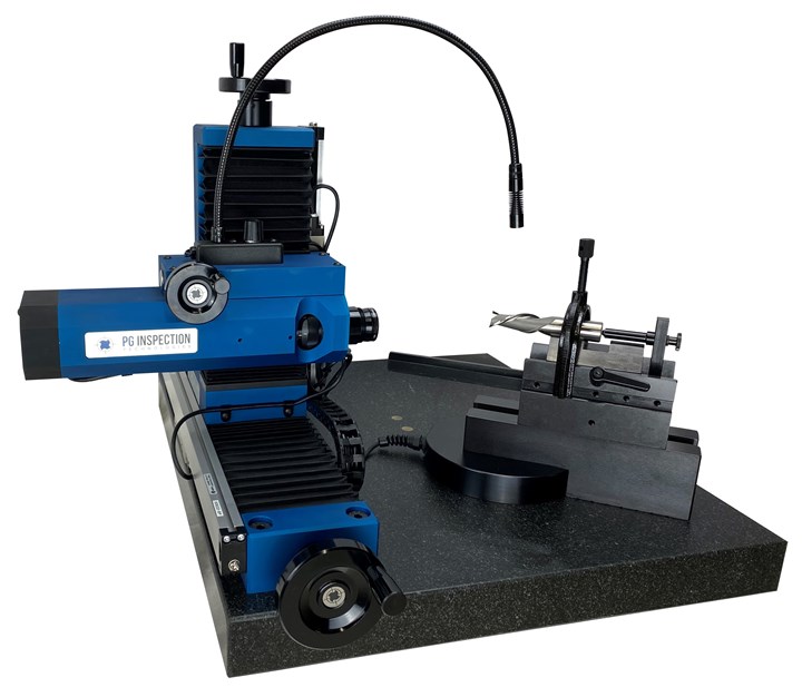 PG1000 optical cutting tool inspection system.