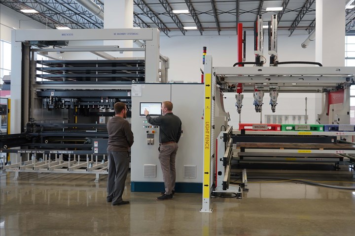 MC Machinery Systems' sorting system.