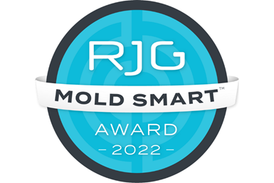 RJG Mold Smart award logo.