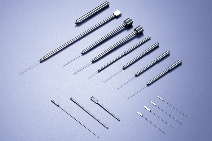 Precision, small-diameter micro mold pins