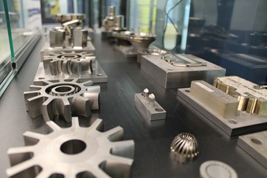 Mold components produced via the LUMEX series printer.