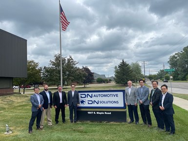 DN Solutions staff at the new location.