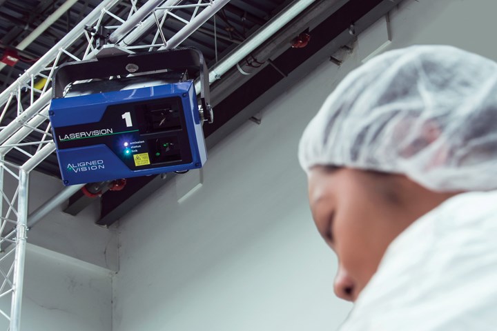 Mounted above the work envelope, LaserVision performs automatic inspection while production operations continue.