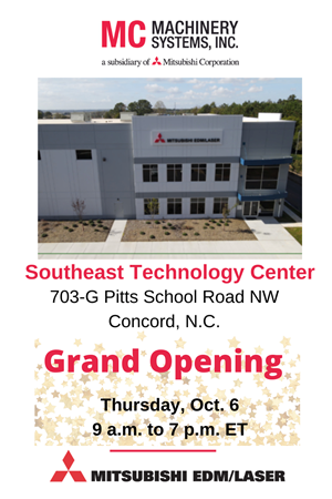 MC Machinery to Host Grand Opening for Southeast Technology Center Oct. 6