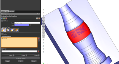 Upgraded CAM Software Tools Support 3D Mold Embossments