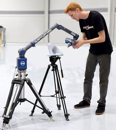 Noncontact 3D Measuring Equipment Achieves Accurate Operations 
