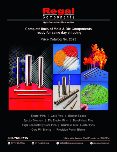 Regal Components Price Catalog No. 2023.