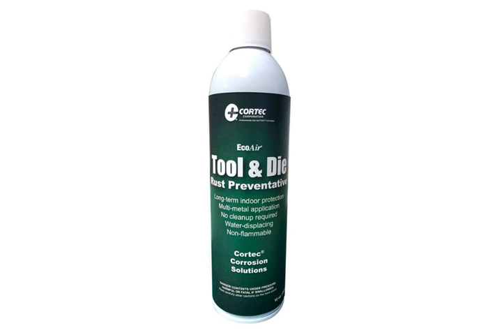 EcoAir Tool & Die Rust Preventative spray bottle.